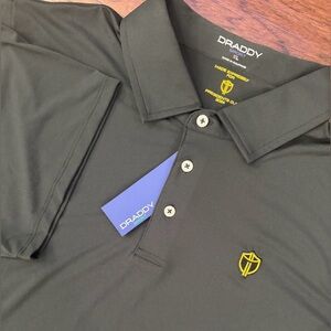 NWT B Draddy Sport Mens Polo Shirt Presidents Cup 2024 Golf XL Black